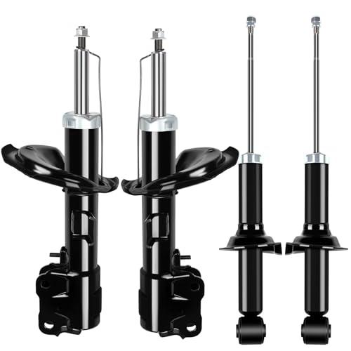 Shocks for Mitsubishi4 pcs AUTOMUTO Front Rear Shocks Absorber Fits 2008 2009 2010 for Mitsubishi Lancer 339105 339104 Gas Shocks Auto Shocks Sets