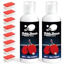 200ml Table Tennis Glue, Suitable for Assembling Table Tennis Elastic Sponge Rubber Design, Eight Sponge Brushes for Easy Replacement of Racket Rubber