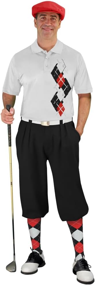 Argyle Paradise - Mens Complete Golf Outfit 4A-4Z