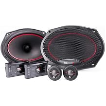 MB Quart 6"x9" Coaxial Reference Car Speaker System with Lightweight Curvilinear Design, 2-Way Audio, 240W Max Output, and Universal Fit