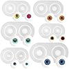 FUNSHOWCASE Eyeball Dome Silicone Molds 6-Count
