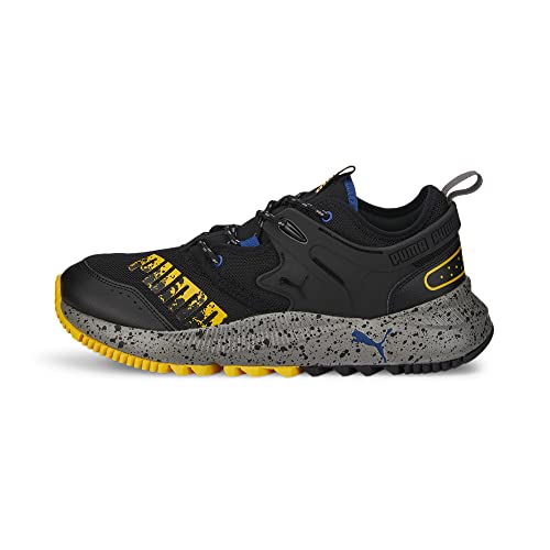 Puma Mens Pacer Future Slip on Sneaker, Puma Black-Burnt Red
