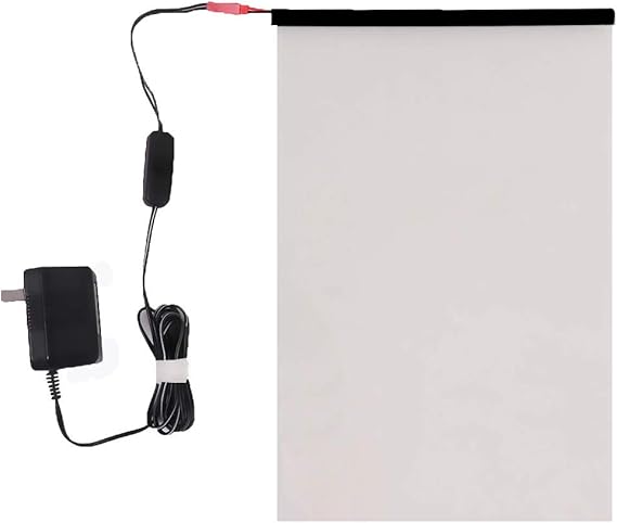 SW PDLC Smart Film Electric Smart Glass Switchable Window Tint for Home, Office, Bathroom and Meeting Room, A4 Size Sample, 8.3X11.71