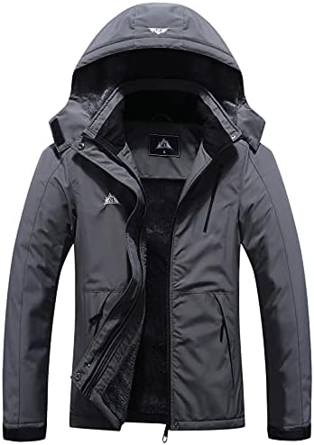MOERDENG Womens Waterproof Ski Jacket Warm Winter Coat Outdoor Windbreaker Hiking Snowboarding Jacket