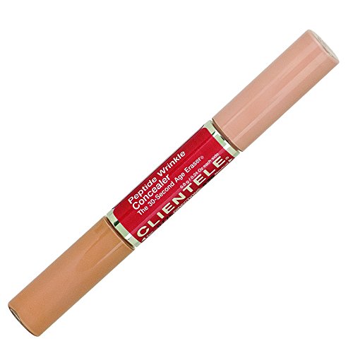 Clientele Peptide Wrinkle Concealer Duowand Tan & Neutral .24oz