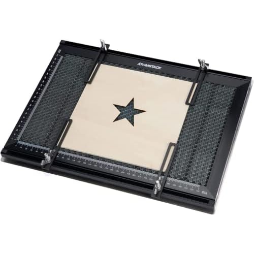 Thickened Honeycomb Table 460X425mm with Clamps for Laser Cutting, Fast Heat Dissipation and Protection of The Table, Accessory for CO2 or diode Laser engravers and Cutters F3