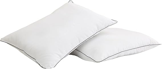 Westin Hotel Luxury Soft Pillow Plush Down Alternative Hypoallergenic and Breathable Fiber Fill for Stomach and Back Sleepers | 1 Queen Size Pillow