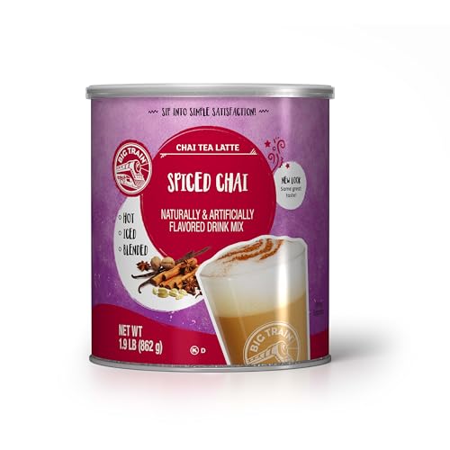 Big Train Spiced Chai Tea Latte Beverage Mix, 1.9 Pound Pack of 1