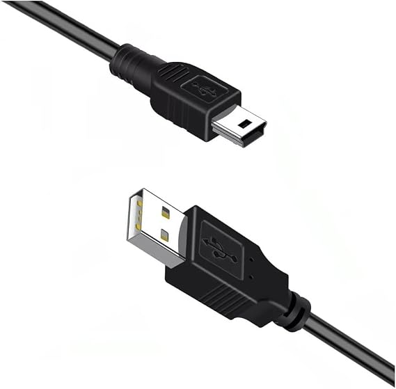 USB Charger Cable Compatible with Texas Instruments TI 84 Plus CE, TI 84 Plus C Silver Edition, TI Nspire CX, TI-Nspire CX CAS Graphing Calculators 3.3FT Charging Cord