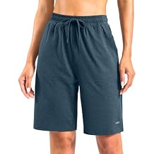 Viodia Women's Bermuda Long Shorts with Pockets