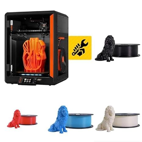 Bundle of Original Prusa CORE One 3D Printer Kit, Beginner-Friendly 3D Printer DYI Kit + 4 Prusament PLA 1kg Filament spools