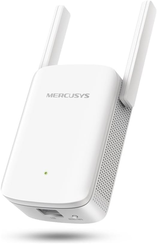 Mercusys ME60X, AX1500 Dual Band Wi-Fi Broadband/Wi-Fi Booster/Hotspot, Access Point Mode with 6 Range Extenders, 1 Gigabit Port and 2 External Antennas