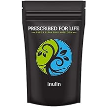 Prescribed For Life Inulin Powder | Prebiotics for Digestive Health | Gluten Free, Vegan, Non-GMO | Jerusalem Artichoke Supplement | Fructo Oligosaccharide FOS Powder (1 kg / 2.2 lb)