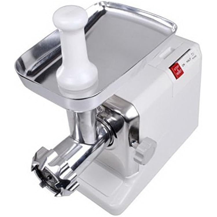 Heavy Duty 2.6 HP 2000 Watt Electric Industrial Meat Grinder Butcher Shop Kitchen 3 Speeds with 3 Cutting Blades by FrankMind