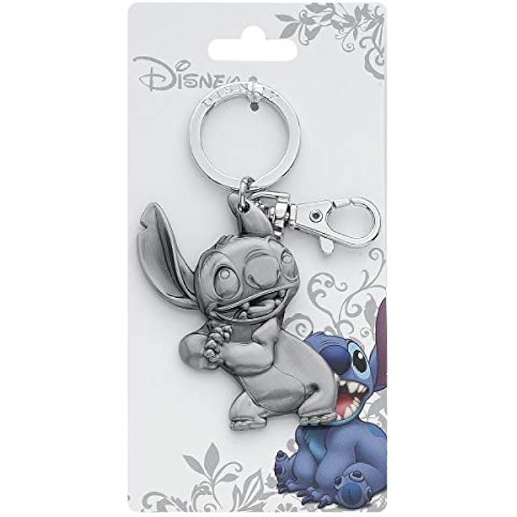 Disney Stitch Pewter Key Ring