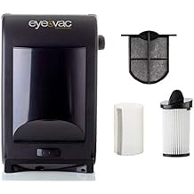 EyeVac EVPRO Tuxedo Black Professional Touchless Vacuum Cleaner + Extra HEPA Filter + 2x Extra Flexible Mesh Filter Screens
