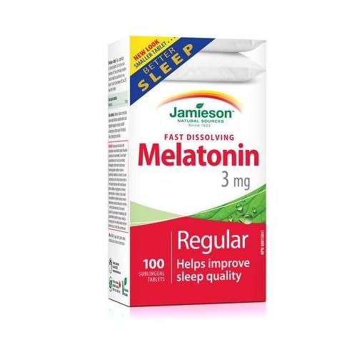 Melatonin 3 mg. 100 Tablets - helps Improve Sleep Quality