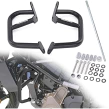 Engine Guard Crash Bar Compatible with Husqvarna Vitpilen 401 Svartpilen 401 2024 2025, Steel Motorcycle Frame Protector Bumper, Black Powder Coated Finish, Bolt-On Installation Kit Included