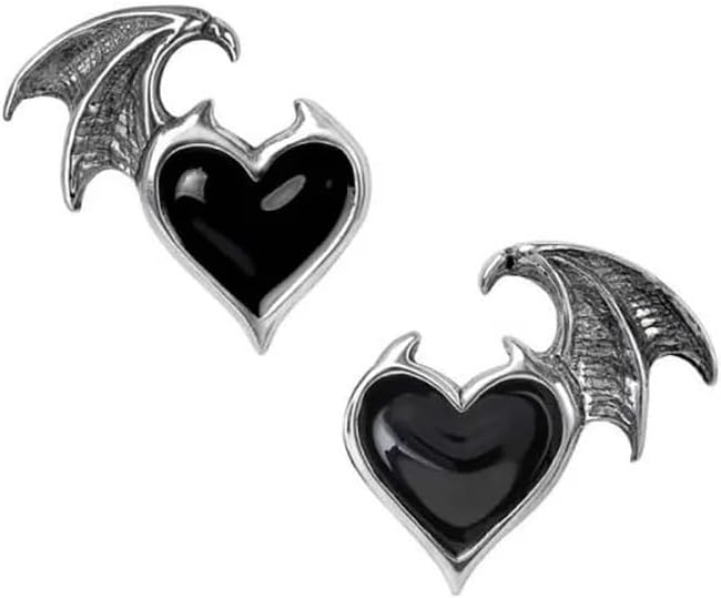 Alchemy Gothic Blacksoul Ear Studs Lightweight Fashion Women's/Girl's Ear Dangling Cuff