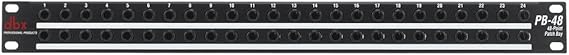 dbx PB-48 Point Patch Bay black
