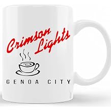 Crimson Lights Genoa City Happy Birthday or Christmas Valentines Halloween Couples Best Coffee Mugs Funny Friend Cute Lovers Gifts White Ceramic Mug 11oz Personalized Tea Cup for Women and Men