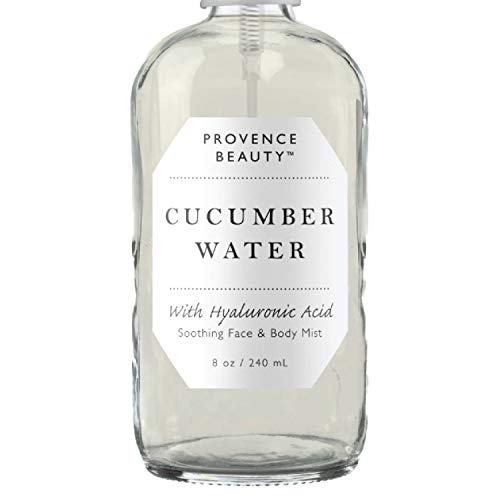 BEAUTE DE PROVENCE | Face & Body Mist Spray - Soothing Cucumber Water With Moisturizing Hyaluronic Acid | Instant Soothing, Cooling, Conditioning | 8 FL OZ