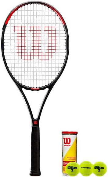 Wilson Pro Staff Precision 103 Racket 2025 (Tennis Racket & Tennis Balls)