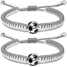 Handmade Soccer Bracelet Multicolor Adjustable Football Jewelry, Perfect Gifts for Soccer Fans, Coaches, and Players Ideal for Birthdays, Tournaments, and Team Souvenirs