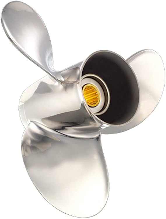 Solas 5221-100-13 Saturn Stainless Steel 3-Blade Propeller - RH, 10" Diameter x 13" Pitch