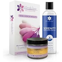 Ultimate Intimate Care Set: Kegel Exercise Weights, Premium Water-Based Lubricant & Organic Vulva Balm for Women