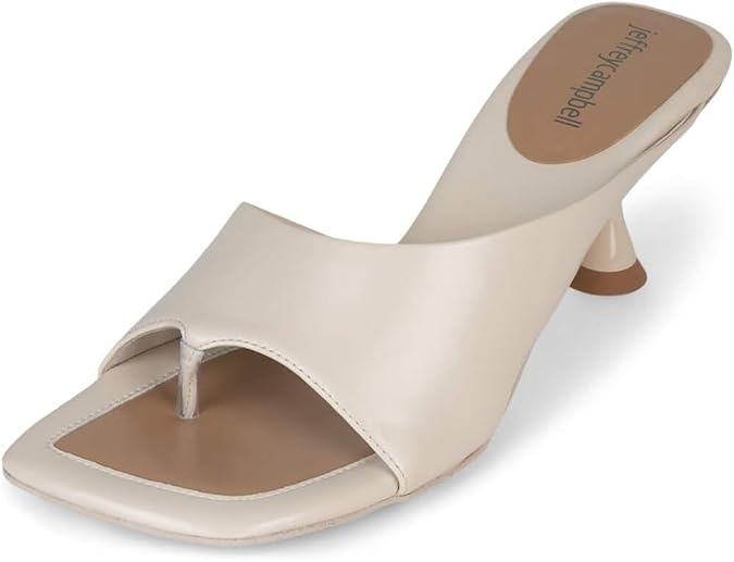 Jeffrey Campbell Primordial Women Mule Ice Taupe 9
