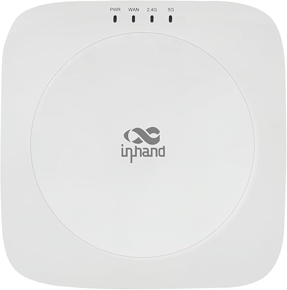 InHand Networks EAP600 Enterprise Wi-Fi 6 Access Point, Dual-Band AX3000, Wireless AP, Cloud-Managed & Mesh Networking, PoE Powered, WPA3, High Density up to 150 Users for Office, Retail, Hotel