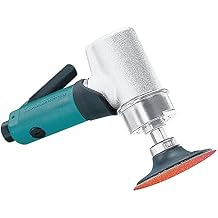Dynabrade 52410 3-Inch 15000 RPM 7 Degree Offset Handle Disc Sander, Teal