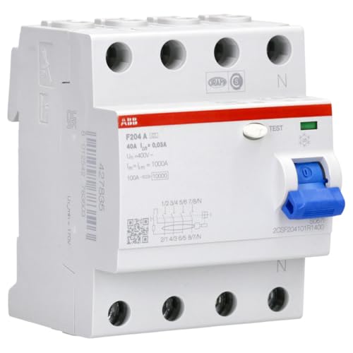ABB RCD ABB Residual current circuit breaker 4-pole, 40 A 0.03