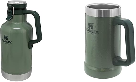STANLEY Classic Easy-Pour Growler 1.9l / 64oz Hammertone Green