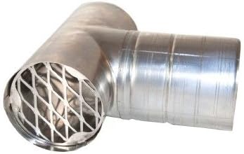 4 inch Z-Vent Horizontal Termination Tee