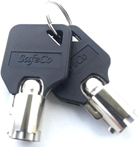2-Keys for Homak Safes and Boxes Key Code Series F00 - F24 SafeCo Brands (F03 Homak)