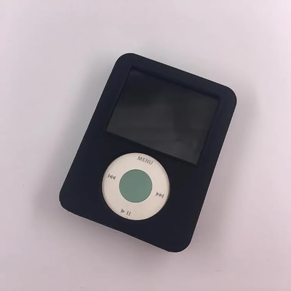 Soft Silicone Protective Skin Case Cover for iPod Nano 3 3rd 4GB 8GB for Nano 3 Black