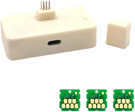 Maintenance Box Chip and Resetter S2101 C13S210125 Compatible with SC F100 F130 F160 F170 and SureColor F Series Printers(Resetter and 3 chip)