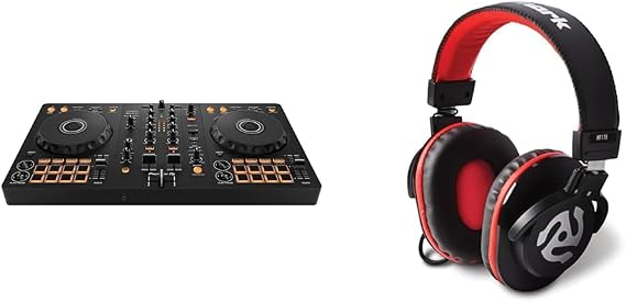 Pioneer DDJ-FLX4 DJ Controller & Numark HF175 DJ Headphones Bundle