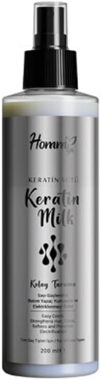 Homm Life Keratin Sütü Sprey, 200 ml, Saç Bakım ve Onarım