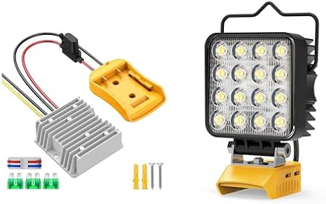 20V to 12V Step Down Converter+LED Work Light