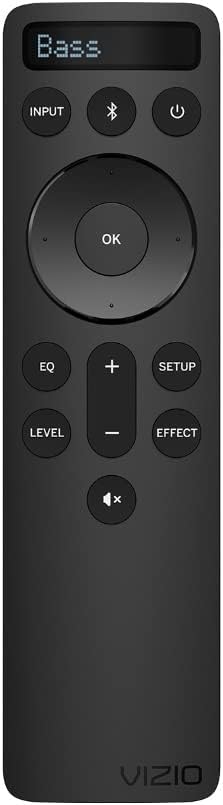 OEM Replacement Backlit Display Bluetooth Remote for Vizio 5.1 Premium Sound Bar Home Theater System M512-H6, V51-H6, V51x-J6, M51a-H6, M512a-H6, 51AX-J6, P514A-H6