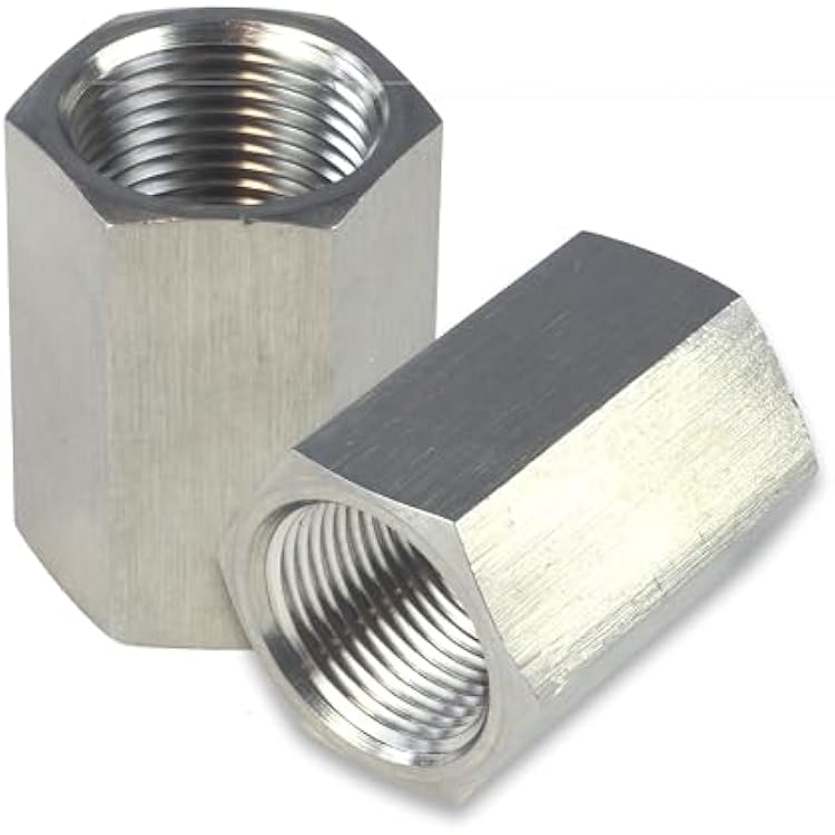 HFSR Hex Coupling Coupler 14 Female NPT x 14 Female NPT Stainless Steel 304, 2PCs Per Pack