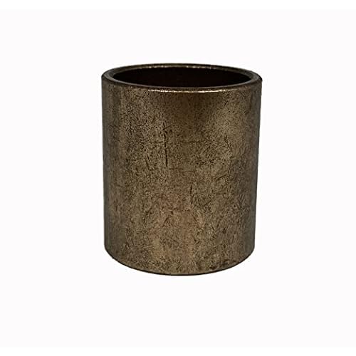 Manitou Bronze Self-Lubricating Straight Bushing - Oil-Filled Plain Bearing - 1-Inch ID 1-18-Inch OD 1-12-Inch Length, Maintenance-Free Industrial Bronze Sleeve Bearing for Industrial Applications