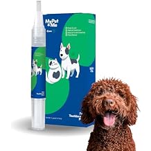 My Pet & Me Dog Teeth Cleaning Pen with Built-in Plant-Based Gel Muzzleglow Vetality Brush Free Oral Gel - Freshens Breath, At-Home Dental Care Kit for Dogs & Cats