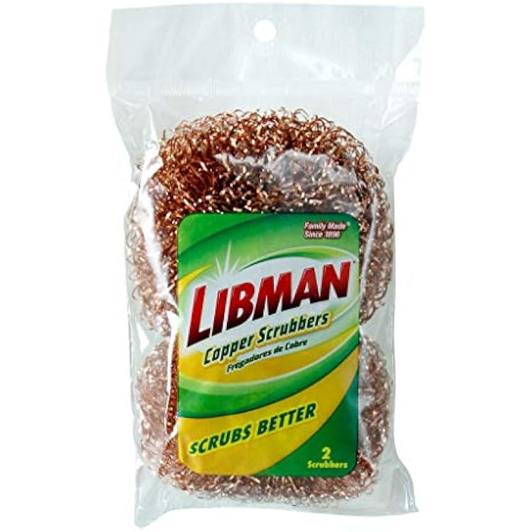 Libman Copper Scrubbers, Pack of 2