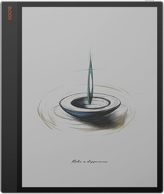 Onyx Boox Tab X C 13.3 Inch Color E Ink Tablet - Android 13 Kaleido 3 Display 6GB RAM 128GB Storage Octa-Core 2.8GHz Smart Pen Support Two-Tone Front Light Wi-Fi