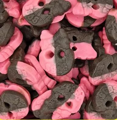 BUBS Raspberry & Liquorice Skulls 1.5KG