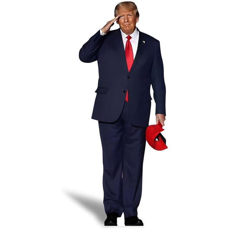6 feet Donald Trump Stand Up | Cardboard Cutout | Life Size Standee | Picture Poster Photo Print